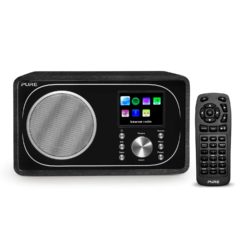 Pure Evoke F3 Portable Internet Radio with Bluetooth  WiFi  DAB/FM Tuner in Black